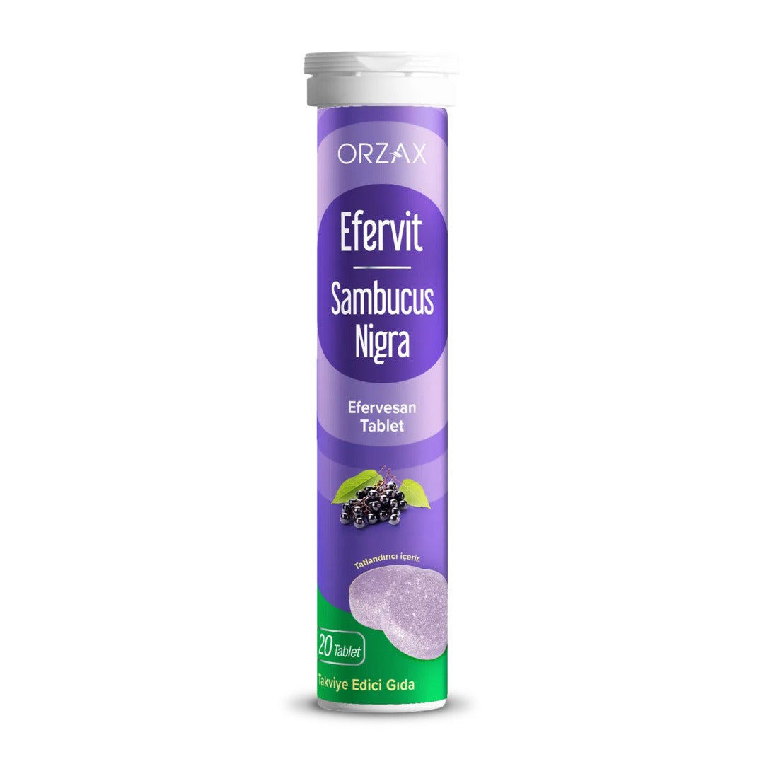 Orzax Efervit Sambucus Nigra 20 Effervescent Tablets