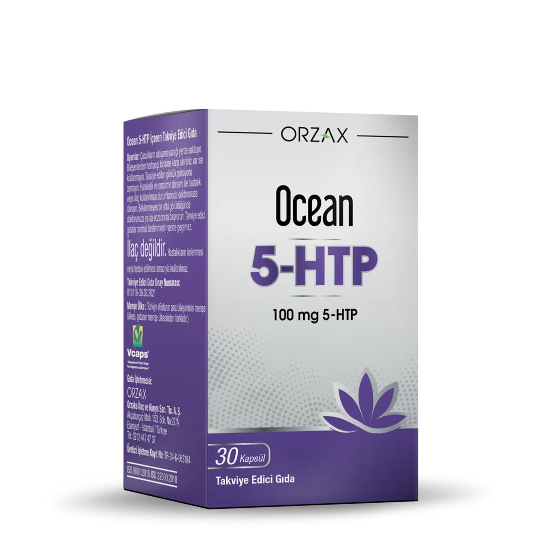 Orzax Ocean 5-HTP 100 mg 30 Capsules