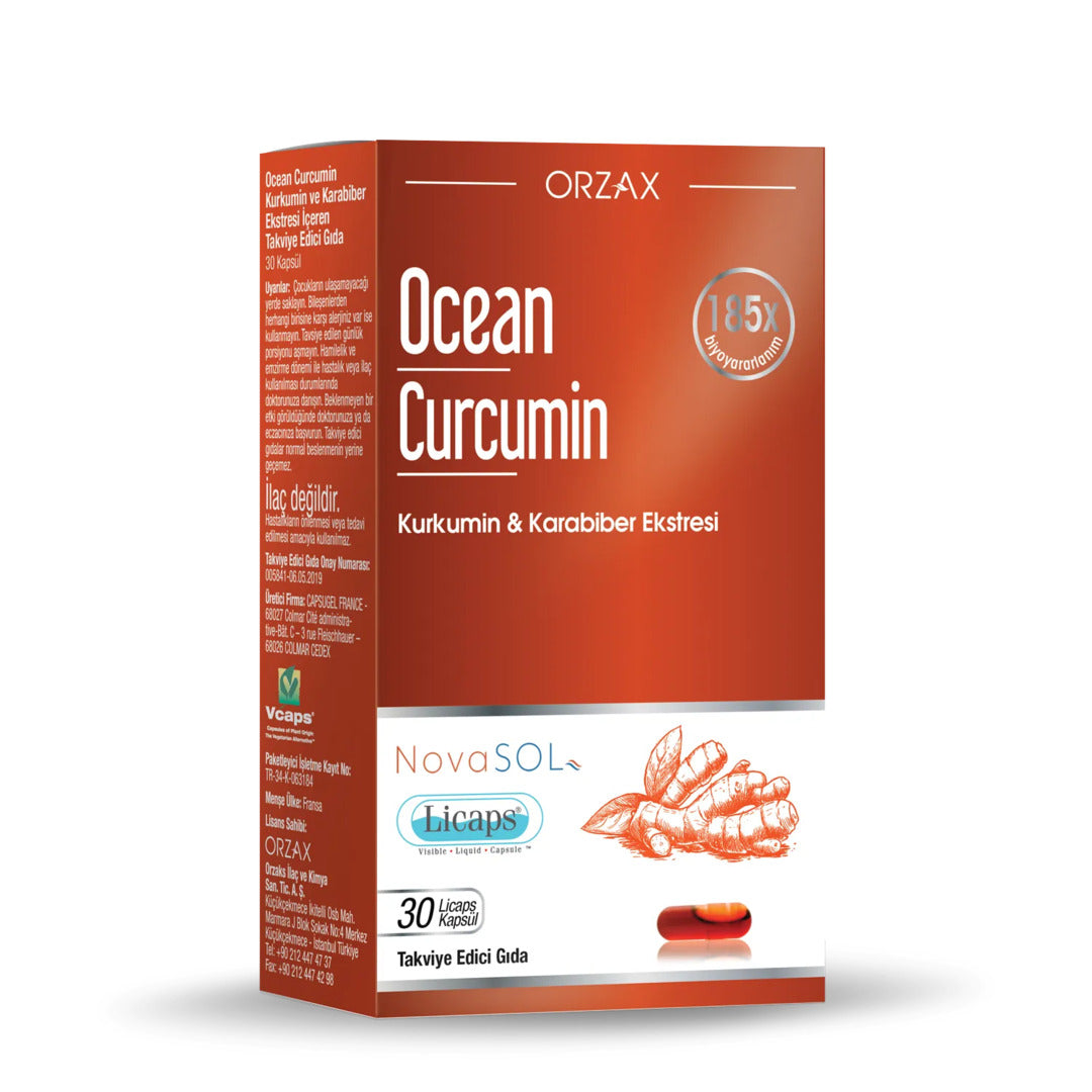 Orzax Ocean Curcumin 30 Capsules