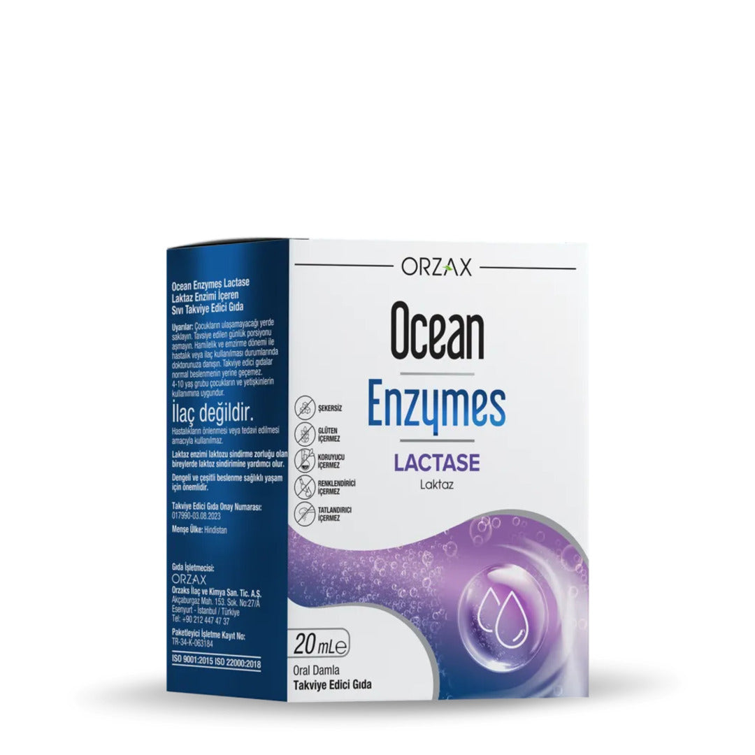 Orzax Ocean Lactase Enzyme Drops 20 ml