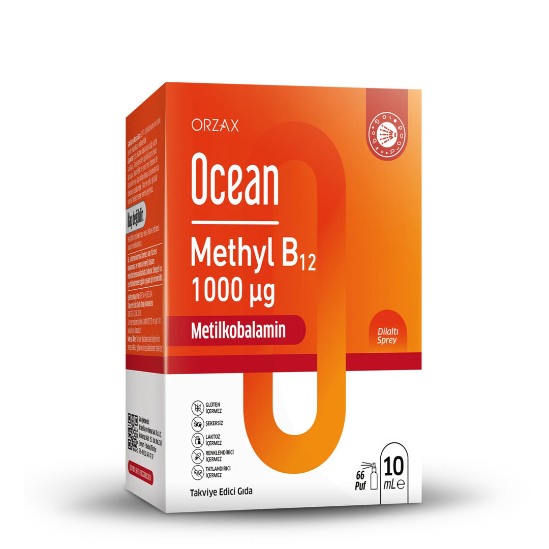 Orzax Ocean Methyl B12 1000 mcg Spray 10 ml