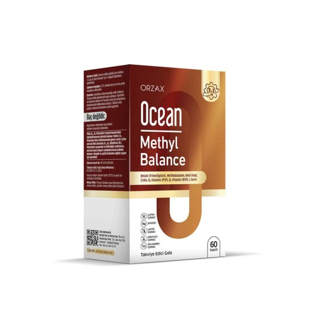 Orzax Ocean Methyl Balance 60 Capsules