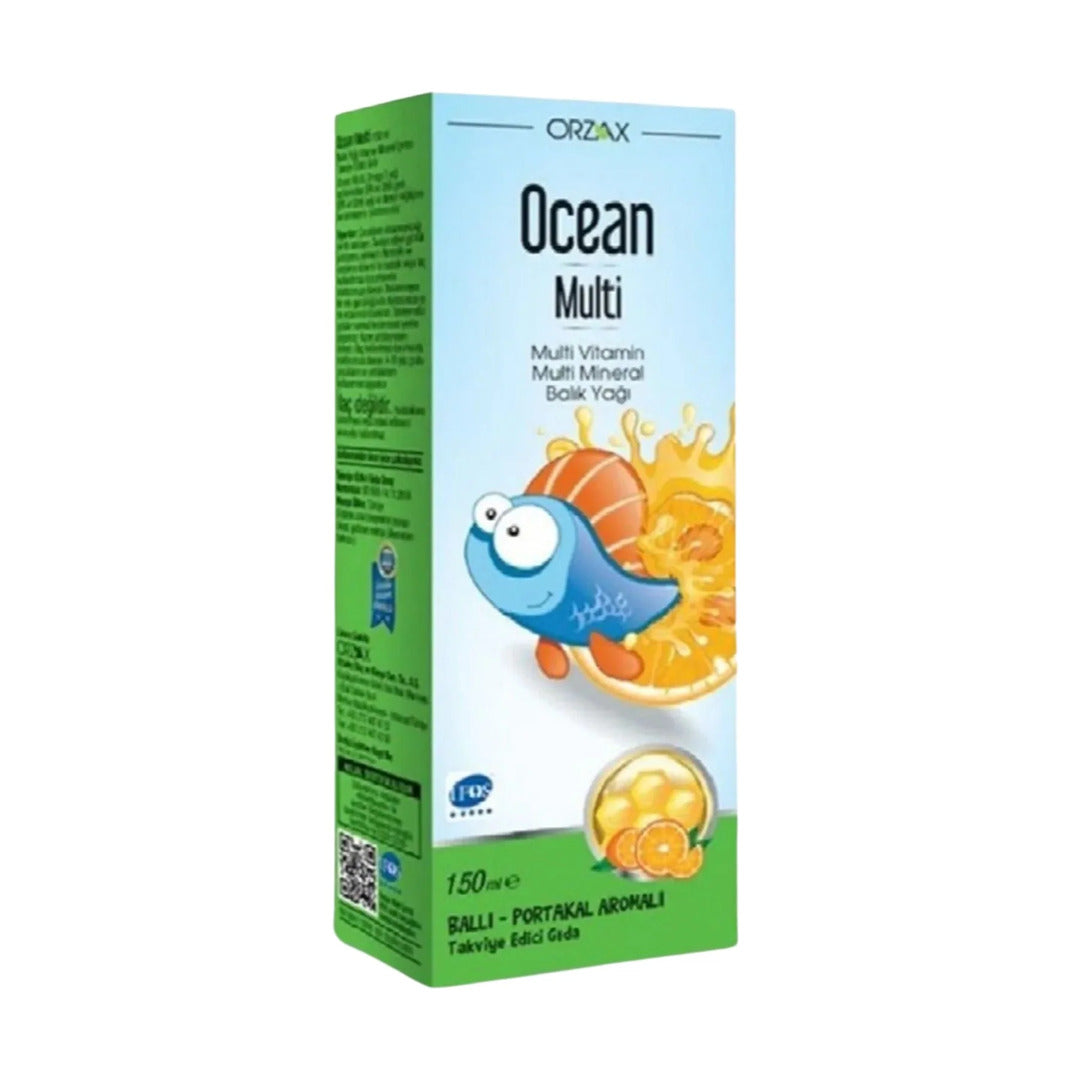 Orzax Ocean Multi Honey Orange Syrup 150 ml