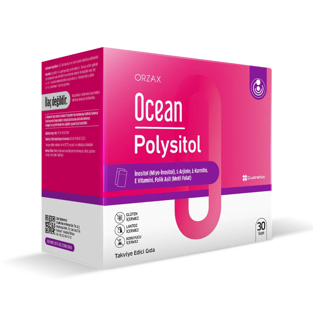 Orzax Ocean Polysitol Inositol 30 Sachets