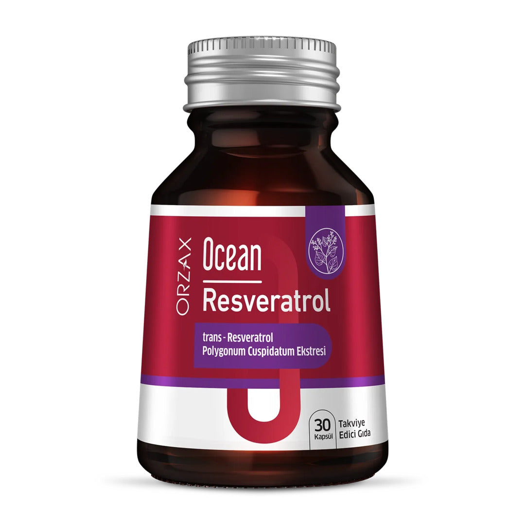 Orzax Ocean Resveratrol 200 mg 30 Capsules
