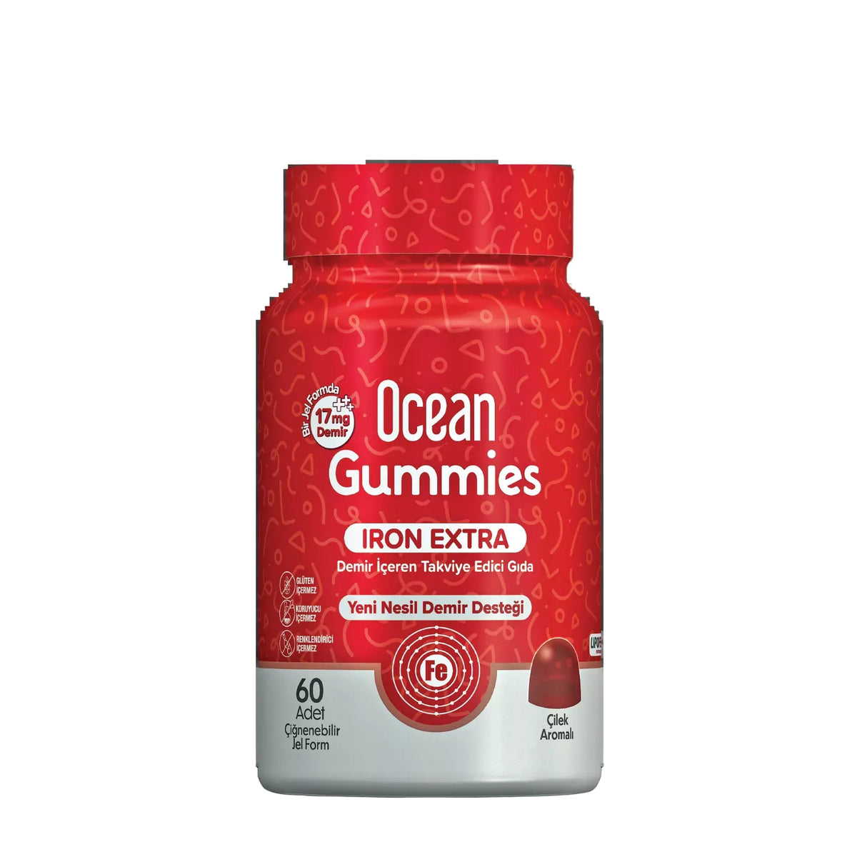 Orzax Ocean Gummies Iron Extra 60 Gummies
