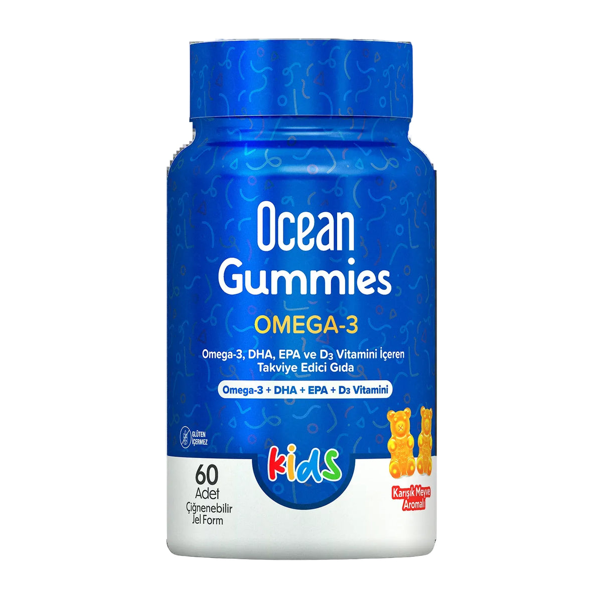 Orzax Ocean Gummies Omega 3 Kids 60 Gummies