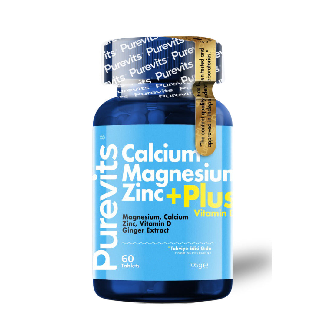 Purevits Ca,Mg,Zn,Vitamin D 90tab. 