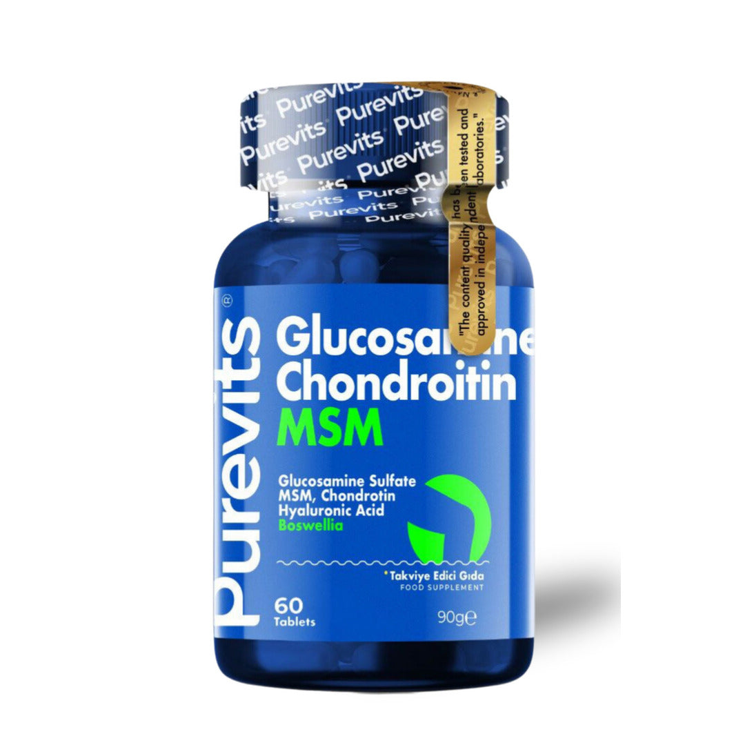 Purevits Glucosamine &amp;amp; Chondroitin + Boswellia (60 Tablets)