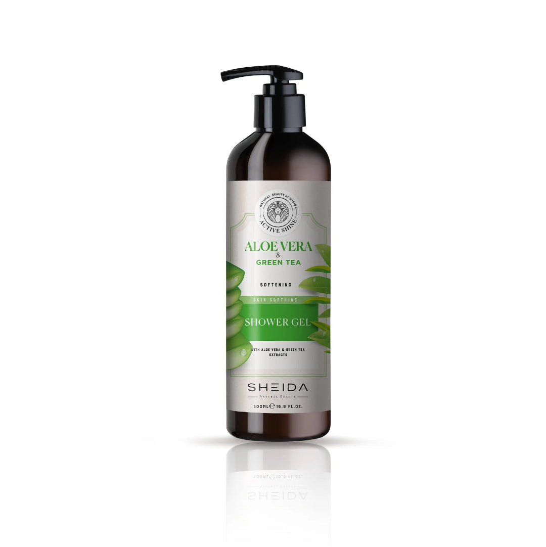 SHEIDA Shower Gel With Aloe Vera &amp; Green Tea 500Ml