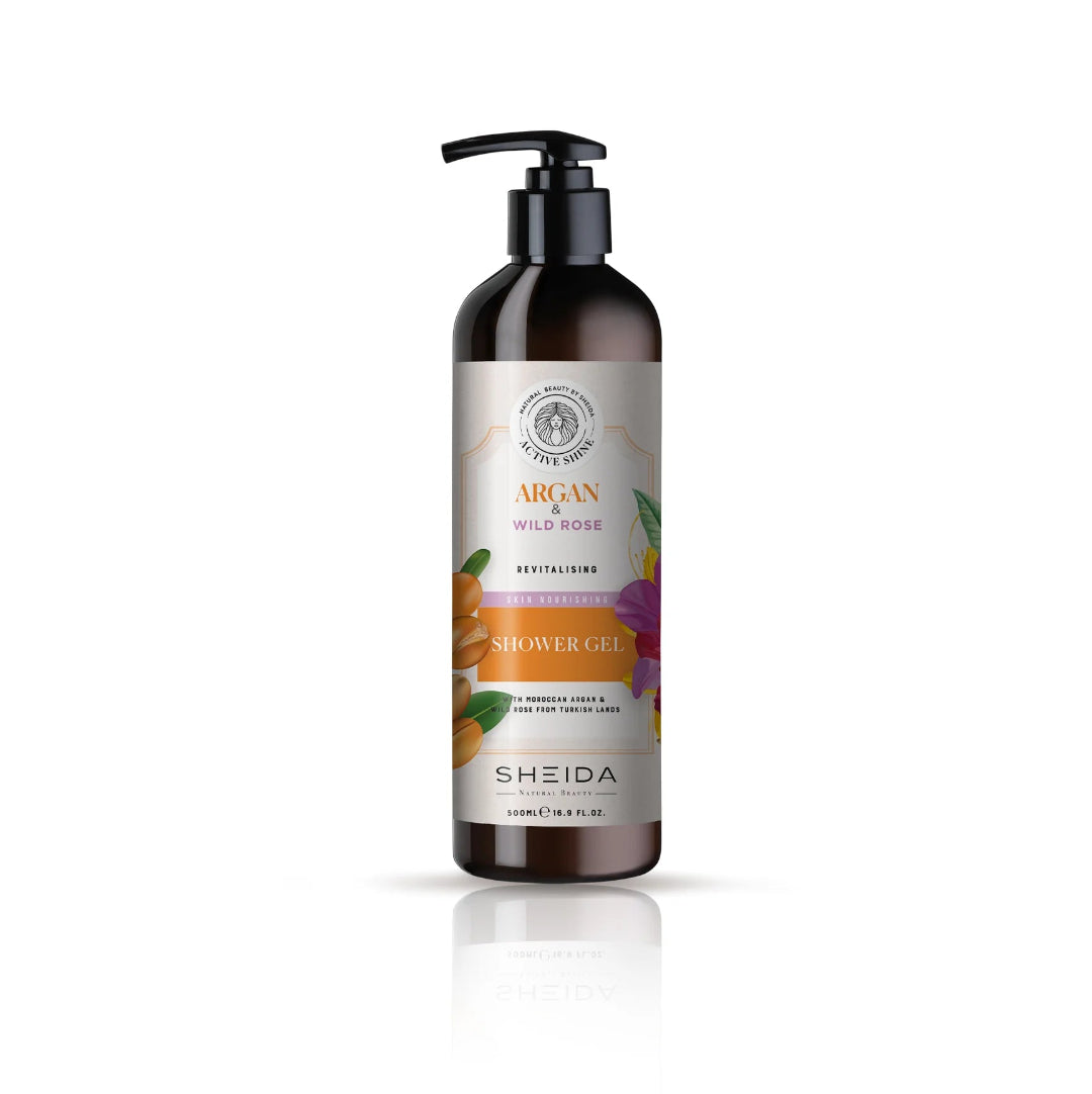 SHEIDA Shower Gel With Argan Oil &amp; Wild Rose Water 500Ml