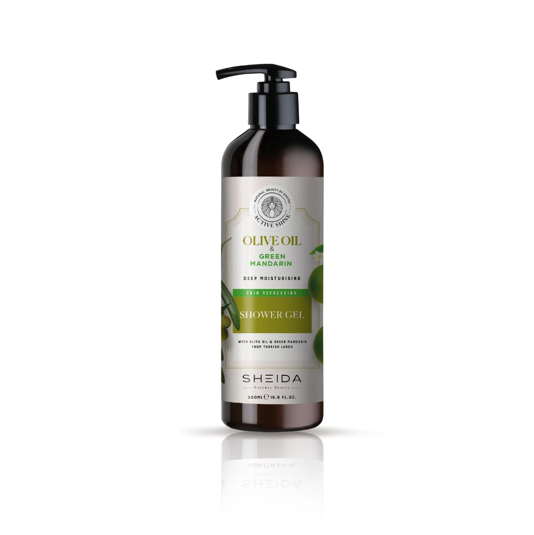 SHEIDA Shower Gel With Olive Oil &amp; Green Mandarin 500Ml