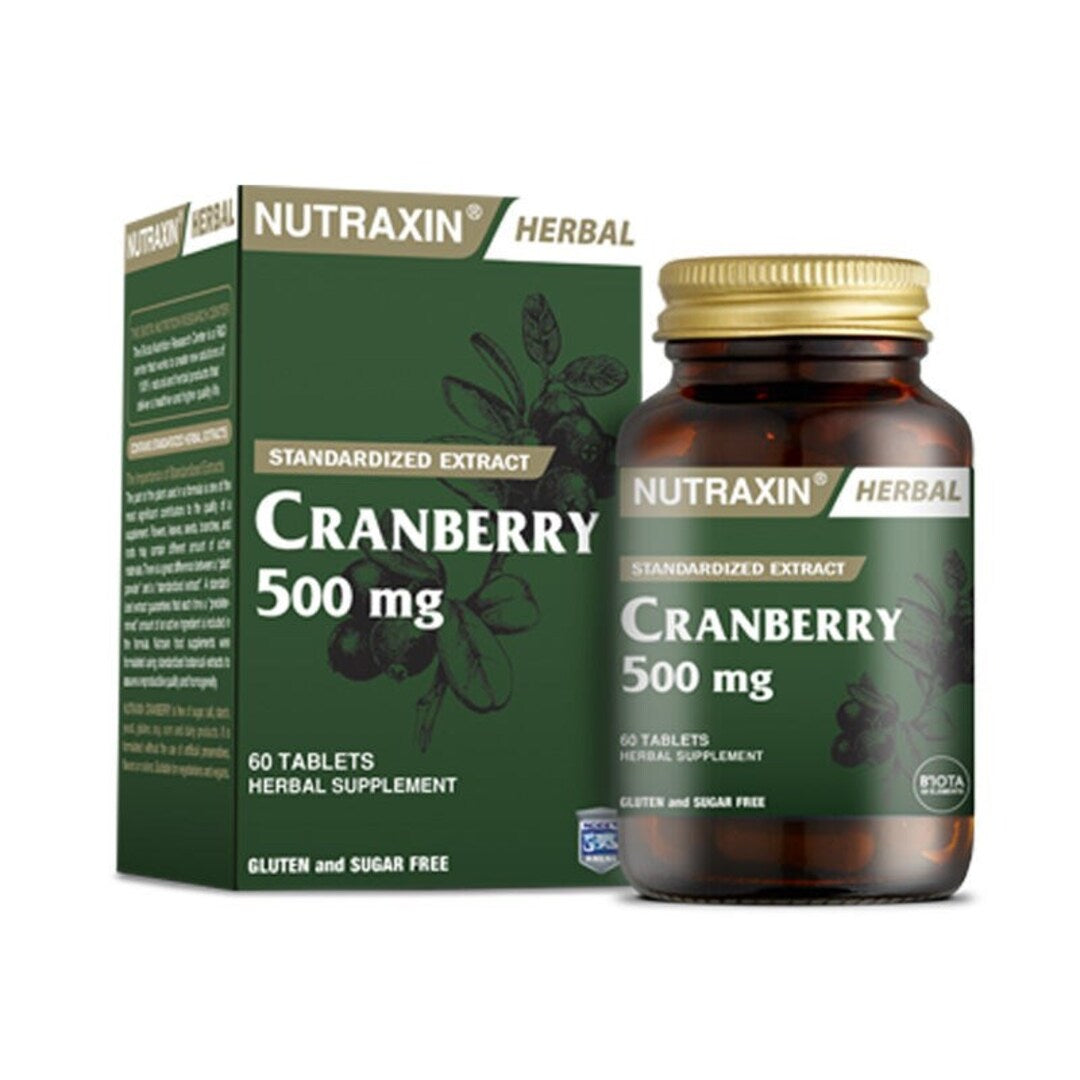 nutraxin cranberry 60 Tablet